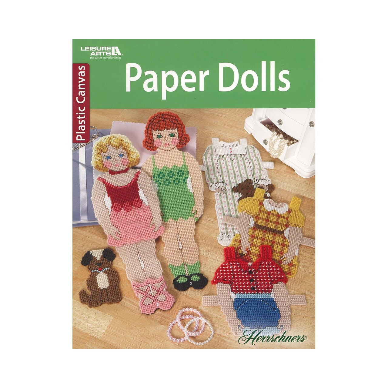 Leisure Arts Paper Dolls Plastic Canvas Patterns Book – DIY Craft Guide with Easy-to-Follow Projects and Stitch Instructions, Creative Designs for Plastic Canvas and Home Décor Crafts